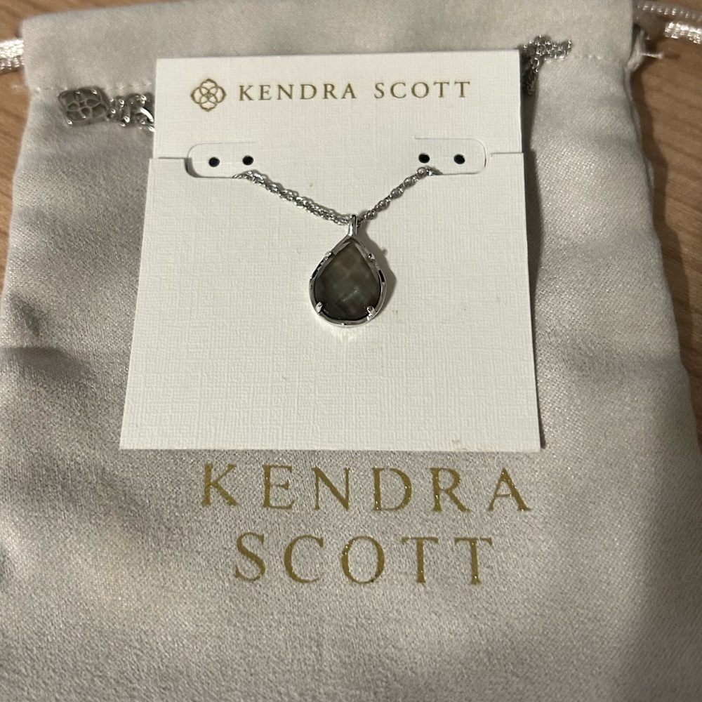 Kendra Scott Silvertone Necklace
